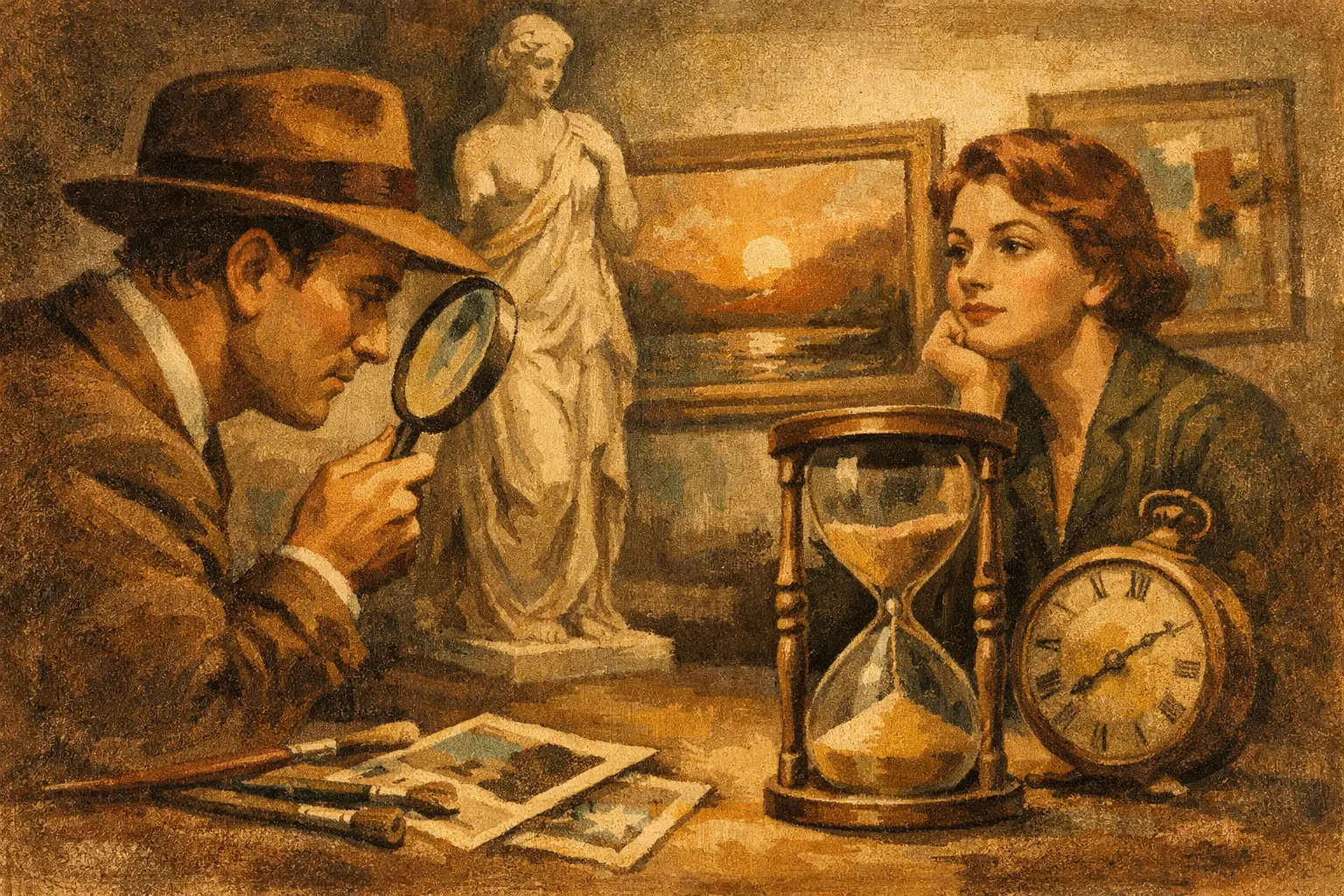 Fine Art Discovery Is a Timing Game