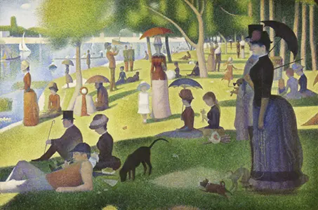 Georges Seurat's A Sunday on La Grande Jatte (1884)
