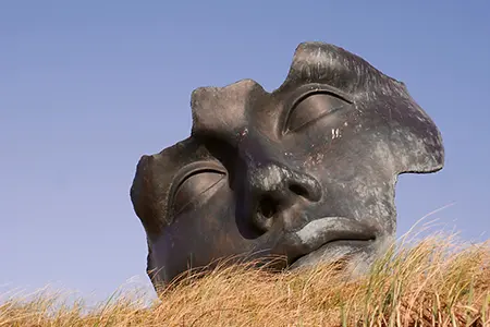 Meditation sculpture, modern